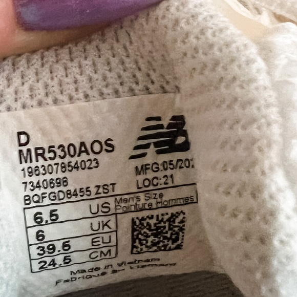 NWT New Balance 530 Beige Silver Women’s Size Men 6.5/Women 8 - Picture 11 of 12